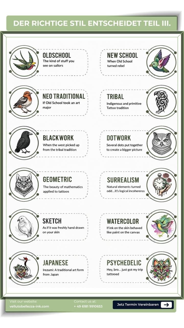Der richtige Stil entscheidet – Teil III: Stilrichtungen kompakt